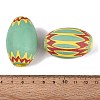 Handmade Millefiori Glass Barrel Beads LA-N002-32D-3