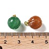 1 Set Natural Jade Charms HJEW-FH0006-49-3
