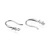 304 Stainless Steel Earring Hooks STAS-S057-61-2