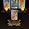 4Pcs 4 Style Wooden Tarot Card Stand Holder DJEW-WH0041-009-2