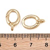 Brass Spring Gate Rings KK-CBAA482-02G-3