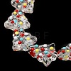 Handmade Bumpy Glass Beads Strands LAMP-F032-08J-4