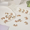 20Pcs 5 Colors Moon Alloy Enamel Connector Charms FIND-TA0002-19-13