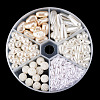 224Pcs 6 Styles Imitation Pearl Acrylic Beads OACR-TA0005-15-4