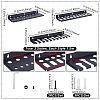 3 Bags 3 Styles Carbon Steel Wall-Mounted Plisers Screwdriver Wrench Holder ODIS-UN0001-39-3