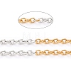 Two Tone 304 Stainless Steel Cable Chains CHS-B001-09-4