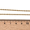 1.8MM Unisex 304 Stainless Steel Rope Chain Necklaces NJEW-P356-02G-5