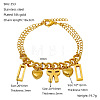 Valentine's Day 304 Stainless Steel Charm Bracelets FS-WGE53E0-01-1