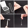 90Pcs 6 Styles 304 Stainless Steel Ball Chain Connectors STAS-CJ0002-11-6