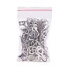 Tibetan Style Alloy Key Pendants TIBEP-X0001-02-AS-7