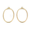 Alloy Open Back Bezel Pendants X-PALLOY-T085-08LG-2