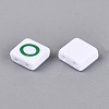 Opaque Acrylic Enamel Beads SACR-Q001-18C-3