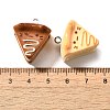Cute Opaque Resin Pendants RESI-S014-01-3