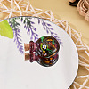 Handmade Lampwork Perfume Bottle Pendants LAMP-TADJ0001-05B-4