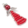 Beaded Angel Charms PALLOY-MZ00441-02-3