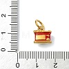 304 Stainless Steel Enamel Pendants STAS-A145-01H-G-3