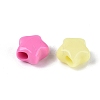 Opaque Plastic European Beads KY-N025-18-2