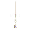 Glass Ball Big Pendant Decorations DJEW-PW0017-02A-1