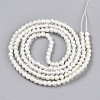 Baking Paint Transparent Glass Beads Strands DGLA-N011-4mm-01-2