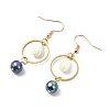 Natural Cultured Freshwater Pearl Dangle Earrings EJEW-JE07168-3