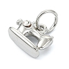 304 Stainless Steel Rhinestone Pendants STAS-A145-04J-P-2