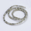 Natural Labradorite Beads Strands G-P354-01-4x2mm-2