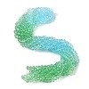 Transparent Painted Glass Beads Strands X1-DGLA-A034-T8mm-A16-1