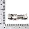 Viking Knot 304 Stainless Steel Connector Charms STAS-F356-12AS-01-3