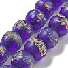 Handmade Lampwork Beads Strands BLOW-D006-07D-1