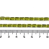 Electroplate Glass Beads Strands GLAA-Q101-02A-PL02-4