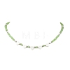 Natural Freshwater Shell & Glass Beaded Necklaces for Women NJEW-JN06082-3