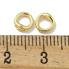 Brass Ring Charm Connectors KK-P284-06G-01-3