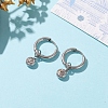 304 Stainless Steel Huggie Hoop Earrings EJEW-JE04449-02-4