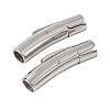 Tarnish Resistant Column 316 Surgical Stainless Steel Bayonet Clasps X-STAS-A021-5mm-2