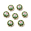 Baking Paint Glass Enamel Beads LAMP-K039-34D-1