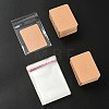 50Pcs Rectangle Blank Paper Earring Display Cards EDIS-YW0001-02-3