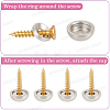 2 Bags Carbon Steel Screw FIND-GF0009-32C-6