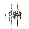 Punk Style Gothic Zinc Alloy Dangle Earrings FS-WGB2001-01-4