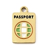 304 Stainless Steel Enamel Charms LS-STAS-I336-22G-1