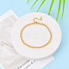 Brass Curb Chain Bracelets for Women BJEW-N032-08A-G-1