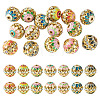 15Pcs Brass Enamel Beads KK-TA0009-21-2