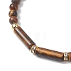 Natural Gemstone Beads Braided Bead Bracelets for Women BJEW-JB13221-4