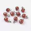 Natural Red Jasper Pendants X-G-G742-06P-1