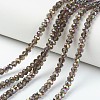 Electroplate Transparent Glass Beads Strands EGLA-A034-T2mm-R15-1