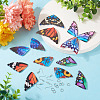  DIY Butterfly Wing Earring Makint Kit FIND-TA0002-80-14