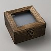 Wooden Display Cases with Visible Window CON-WH0100-25-1
