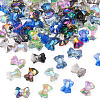 80Pcs 8 Colors Electroplate Glass Beads FIND-TA0010-08-3