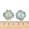 Natural Amazonite Faceted Connector Charms G-M431-09P-01-3