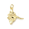 Manta Ray Brass Pendants KK-G525-13G-1