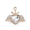 Alloy Rhinestone Pendants ALRI-C008-53P-2